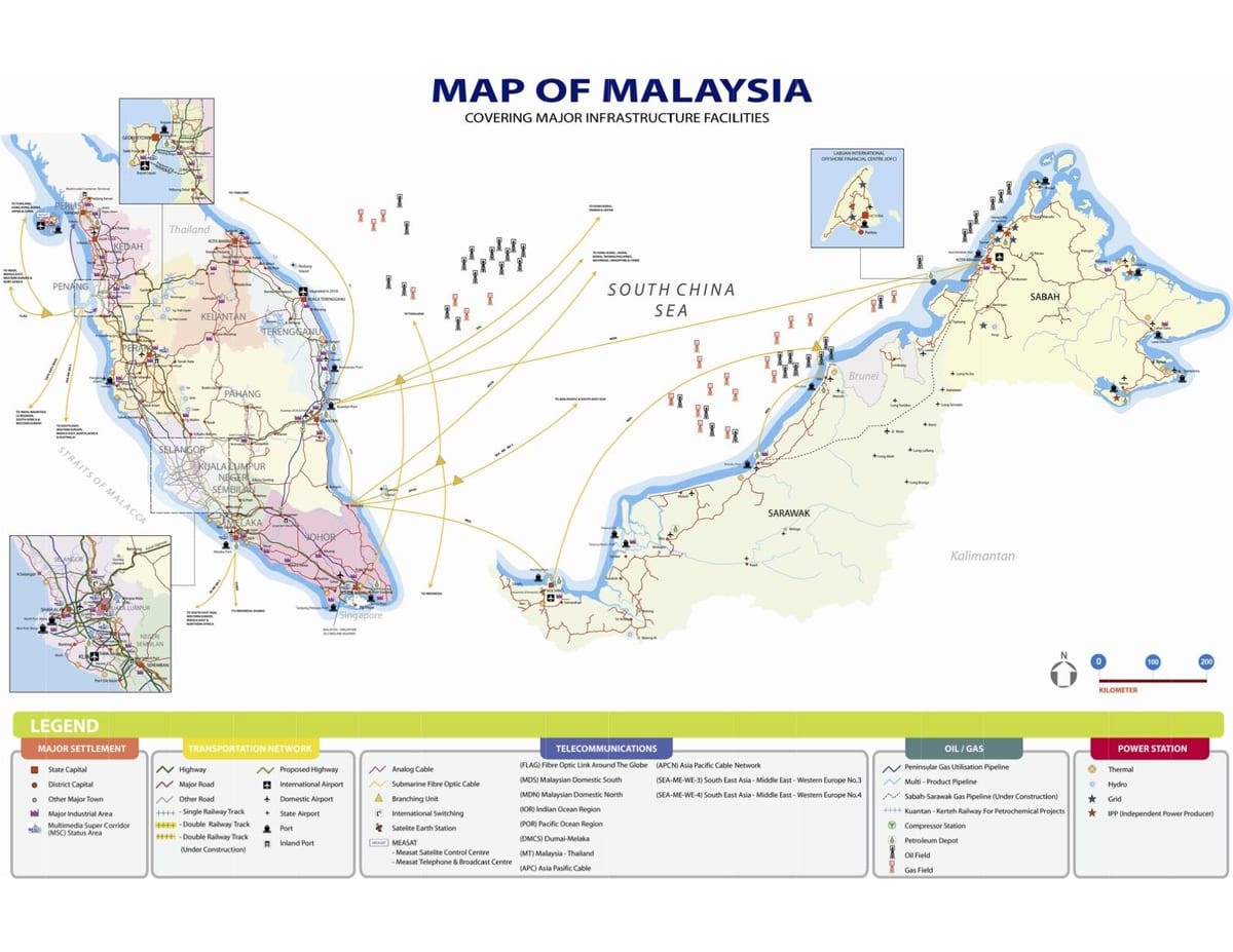 narzędzie do kreślenia map firma Malezji