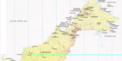 Mapa labuan, Malezja