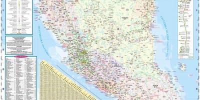 Mapa Malezji "mapy drogowej" przewodnik po autostradzie 