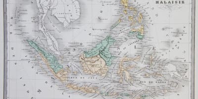Mapa stara Malezja